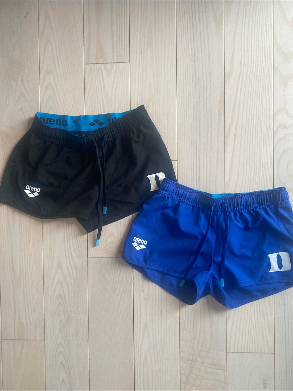 Duke Black and Blue Athletic Arena Shorts XXS